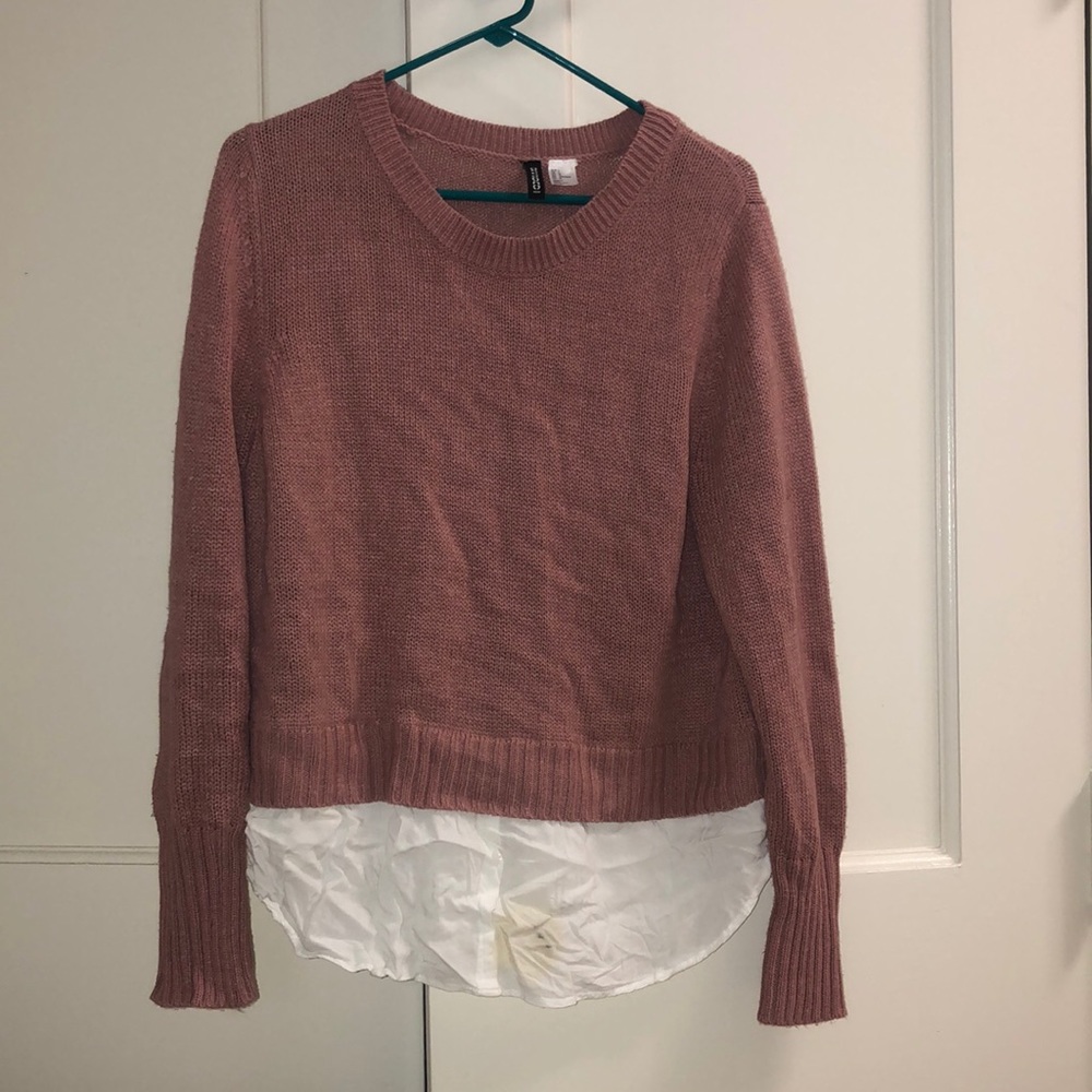 H&M blush professional sweater vest